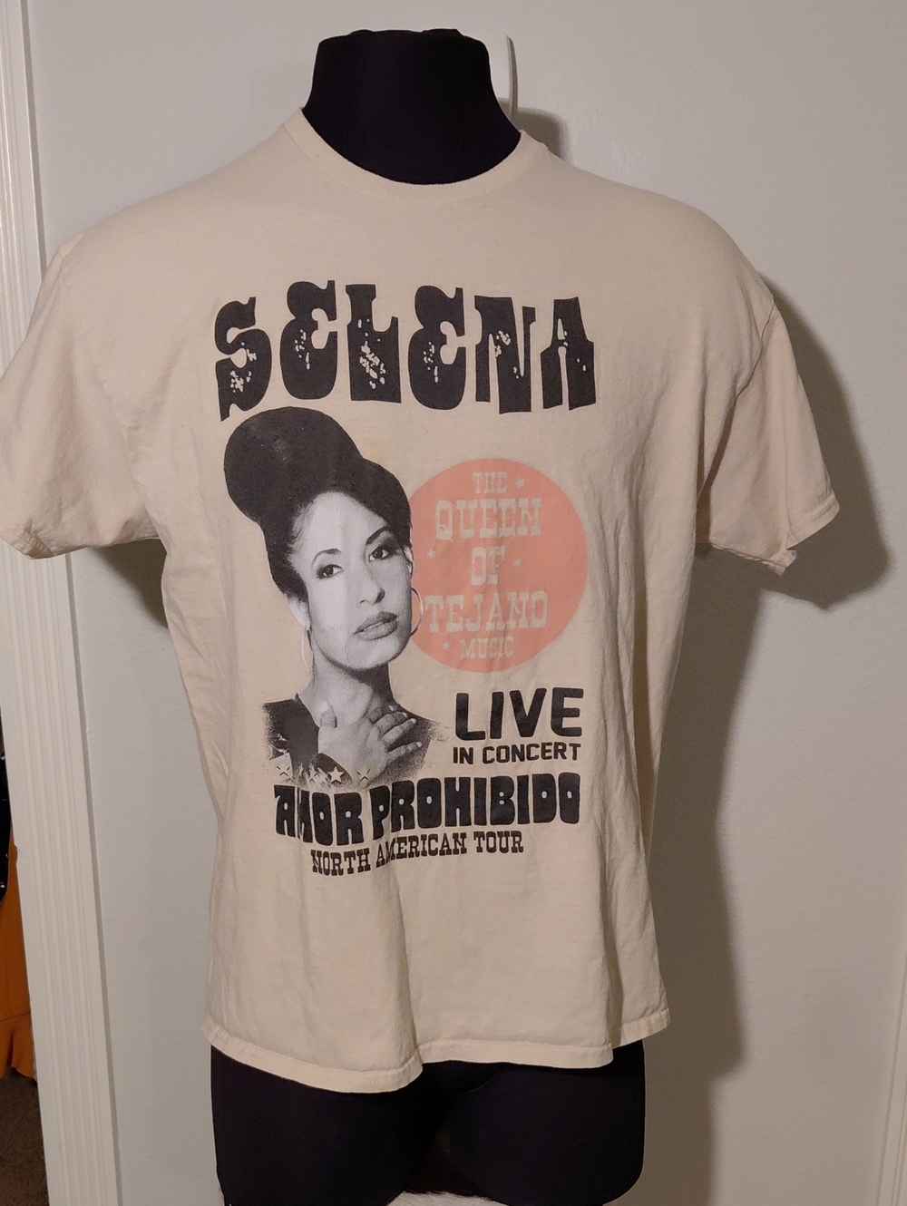 Selena Concert Graphic Tee - Cream